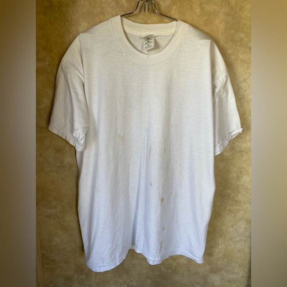 Vintage Fruit of the Loom Best Tee Unisex Thrashed Top 10 Reasons to be Fireman - Picture 2 of 6